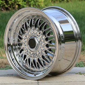 Venta al por mayor de llantas de aleación de diseño cromado de malla profunda personalizadas, llantas de 15, 16, 18 y 19 pulgadas, llanta de coche JDM <span class=keywords><strong>RS</strong></span> - Product Image 6