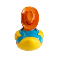 Vente en gros de bain douche et jeux d'eau pour enfants jouets éducatifs petits canards jaunes sur le thème cowboy