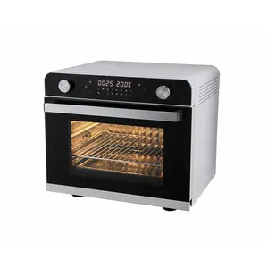 Peralatan dapur Oven listrik tanpa minyak, pemanggang roti elektrik 1800W 36l kualitas tinggi