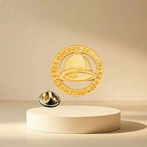 เข็มกลัดโลหะแบบกำหนดเองจากโรงงาน - เข็มกลัดแฟชั่น 2D/3D สวยงาม เหมาะสำหรับเป็นของขวัญในวันหยุด - Product Image 1