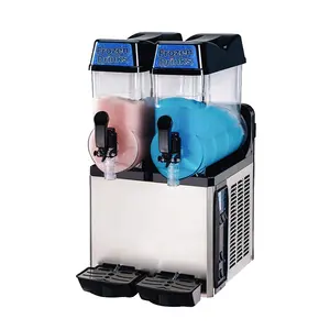 CE certificated commercial 12l*2 frozen drink portable ice slush machine