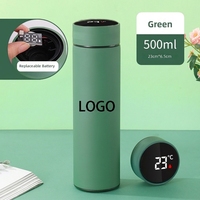 Thermos intelligent avec affichage de la température, en acier inoxydable 304, portable pour voiture, corps droit, isolation sous vide, anti-chute, tasse personnalisable