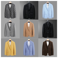 Robes de Mariage Slim Fit pour Hommes Européens et Américains, Vêtements Casual pour Hommes, Tenues de Soirée Élégantes pour Banquets, Costumes Imprimés