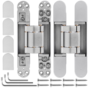 25-120 кг Скрытая дверная петля пружинная Регулируемая 3D Скрытая невидимая дверная петля - Product Image 5