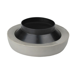 Anillo de sellado para brida de inodoro Aojiele, de caucho gris, ajuste universal para instalación de desagüe de aguas residuales - Product Image 2