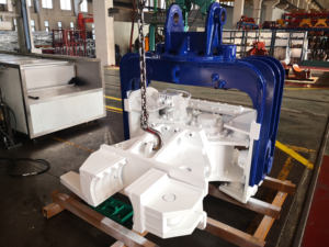 PC210 PC220 экскаватор использованный вибромолот, гидравлический сваебойный привод для диметра 150 мм-600 мм трубы - Product Image 5