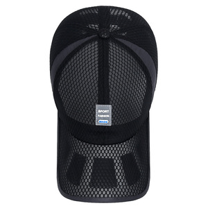 Baseball Cap Mesh Breathable Sunshade Unisex Outdoor Sport <b>Hat</b> Black - Product Image 3