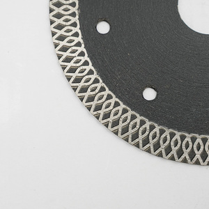 Lame de scie circulaire <span class=keywords><strong>diamant</strong></span>ée humide en porcelaine turbo ultra-fine de qualité professionnelle pour le découpage de carreaux - Product Image 2