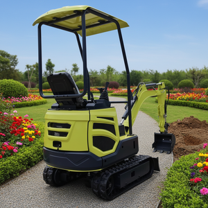 Mini-excavatrice hydraulique sur chenilles compacte et flexible de 1 tonne, fabriquée en Chine, à vendre - Product Image 1