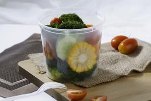 Conteneur alimentaire rond en PP, vente en gros, couleurs personnalisables, jetable, échantillons alimentaires disponibles, OEM/ODM - Product Image 6