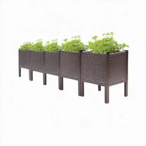 Jardinières en plastique émaillé durables et écologiques pour la maison, le <span class=keywords><strong>balcon</strong></span>, le jardinage extérieur, les fleurs et les légumes - Product Image 1