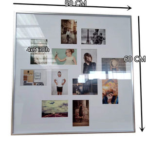 <span class=keywords><strong>Collage</strong></span> de cadres photo pour décoration intérieure, cadre en plastique noir et or A1 A2 A3 A4 pour art mural, cadre photo décoratif - Product Image 1