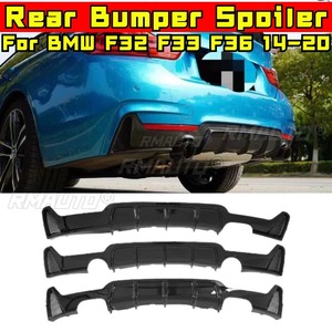 สปอยเลอร์กันชนหลังรถยนต์ ชิ้นส่วนตกแต่งสำหรับ BMW ซีรีส์ 4 รุ่น F32 F33 F36 สไตล์ MP ปี 2014-2020 ตัวป้องกันกันชน - Product Image 1