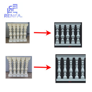 Новый дизайн, наружная декоративная бетонная цементная балясина и перила, Высококачественная литая на месте пластиковая Балконная форма - Product Image 3