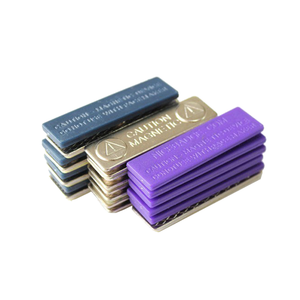 Etiquetas de Metal para nombres, suministro directo de fábrica, imán, el más vendido, <span class=keywords><strong>2021</strong></span> - Product Image 4