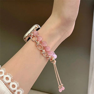 <span class=keywords><strong>Bracelet</strong></span> perlé en pierre oeil de chat mode gagnant-gagnant pour <span class=keywords><strong>Apple</strong></span> <span class=keywords><strong>Watch</strong></span> Ultra 2 bandes 49mm pour Iwatch Series 10 9 <span class=keywords><strong>38</strong></span> 40 41 42 46 <span class=keywords><strong>mm</strong></span> - Product Image 5