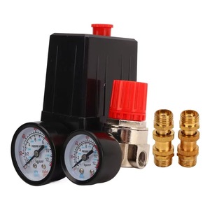 Ensemble de pressostat pour compresseur d'air Fenglili 90-125 G1/2 SPDT 10 bars, commande quatre voies avec vanne poussoir-tiroir - Product Image 1