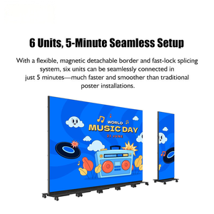 Display LED P2.5 Pieghevole Collegabile a Due Lati Portatile per Interni ed Esterni per Centri Commerciali Negozi al Dettaglio Aree Commerciali - Product Image 5