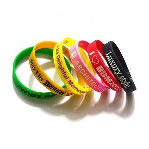 Cadeaux promotionnels, bracelet en silicone personnalisé, bracelet sportif en caoutchouc gaufré, bracelet de style tendance - Product Image 4