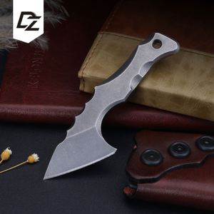 Cuchillo de Hoja Fija de Acero D2 Personalizable para Supervivencia en la Naturaleza, Cuchillo Táctico Multifuncional para Camping con Soporte OEM - Product Image 2