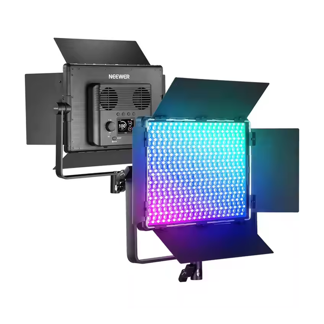 Neewer Pl60c Rgbcw Pro Photography Studio Lighting Rgb Led Panel Video Light App Control For Outdoor Filming Recording Streaming