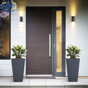 Porte d'entrée moderne en fibre de verre avec <span class=keywords><strong>cadre</strong></span> en profilé d'aluminium - Product Image 6