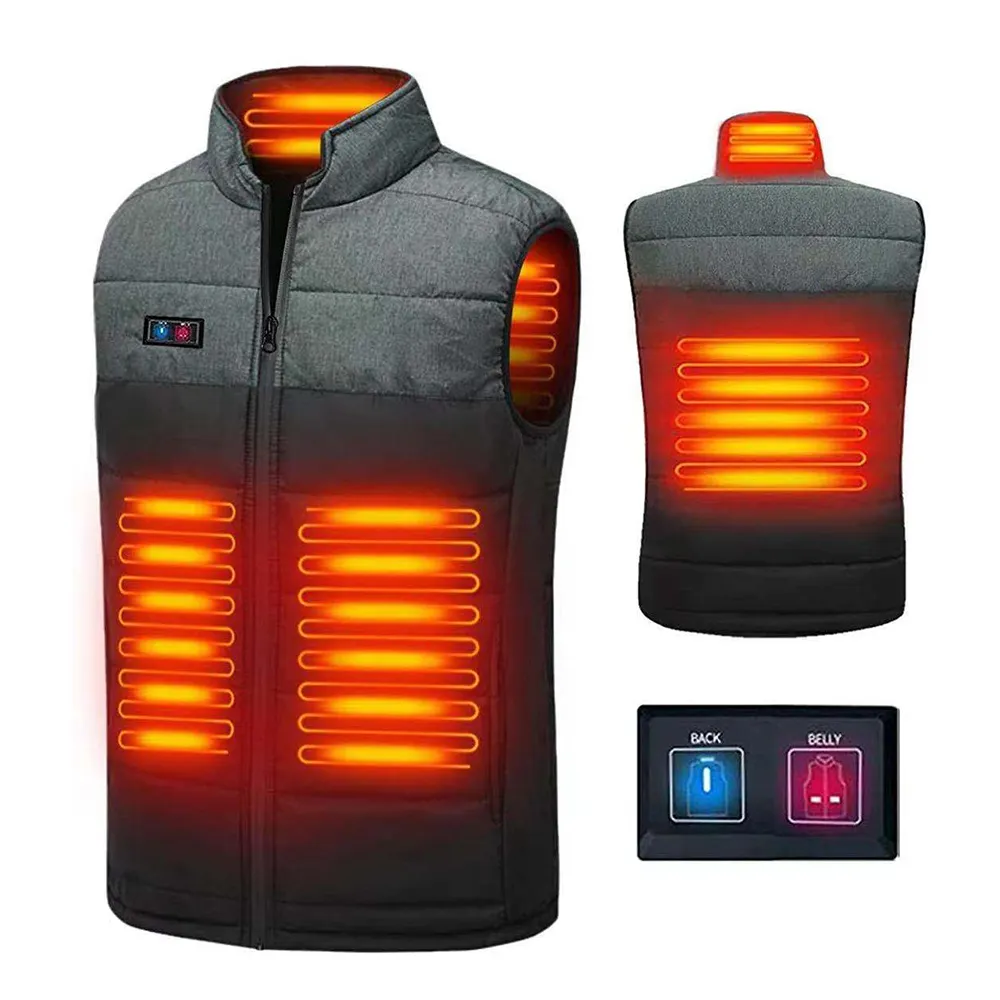 Office Business Use Heated Vest Lightweight Heating Jacket USB Electrical Body Warmer Clothes For Men and Women