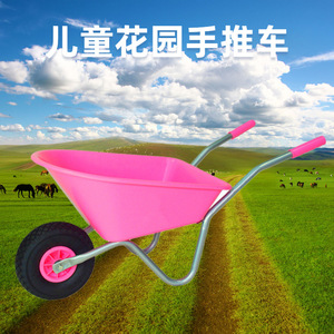 Brouette de jardin en plastique, hauteur au sol 420 mm, simple couche, légère, chariot à main pour enfants, utilisation extérieure - Product Image 5