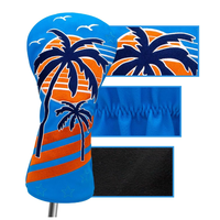ASL GOLF Housses de tête de club de golf imperméables et légères, entièrement sublimées, personnalisables avec motif imprimé, ajustement en tricot hautement élastique
