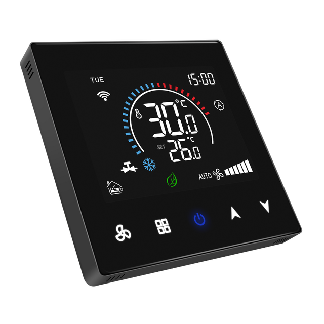 Air Conditioning Temperature Control Thermostat for Water-cooled Chiller System Wifi Thermostat with 2/4 Pipes Thermostat
