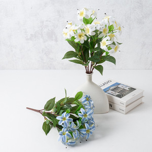 Elegant Small bunch <b>Lilies</b> <b>Artificial</b> Silk <b>Flowers</b> Living Room Tea Table Decoration Photo-prop Wedding Office Floral Materials - Product Image 5