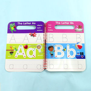 <span class=keywords><strong>Libro</strong></span> di pratica della scrittura a mano magica per bambini quaderno di tracciamento inglese personalizzato studente di scuola per imparare la lettera - Product Image 2