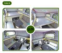 Coque de caravane FRP personnalisable, coque de camping-car en aluminium, 4x4 tout-terrain, camping-car coulissant pour pick-up