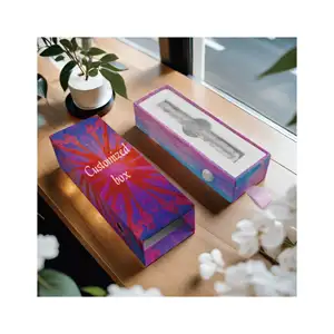 सबसे लोकप्रिय उत्पाद स्टैम्पिंग फोल्डिंग मैग्नेटिक गिफ्ट बॉक्स पैकेजिंग लोगो पैकेजिंग के साथ चाइल्डप्रूफ ग्लास जार कस्टम बॉक्स