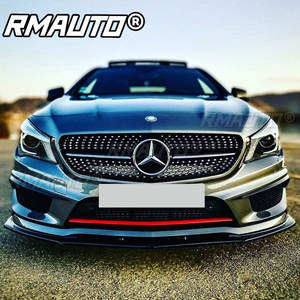 Para Mercedes Benz CLA C117 AMG CLA45 2013-2015, Divisor de Parachoques Delantero, Difusor, Protector de Parachoques, Kit de Carrocería, Accesorios para Automóviles - Product Image 3