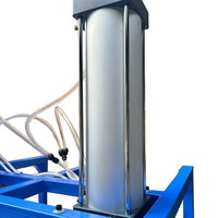Machine d'emballage plastique semi-automatique industrielle pneumatique 220V Mingna pour le compressage et le scellage sous vide de couettes, oreillers et vêtements