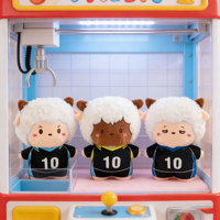 En gros, Jouets en peluche de mouton super doux de 8 pouces, animaux en peluche, jouets pour enfants à thème dessin animé et anime, pour machines à griffes