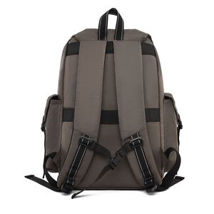 <b>Large</b> Capacity Waterproof Nylon Outdoor Travel Backpack Men's Multi-pocket Drawstring <b>Rucksack</b> Laptop Daypack with Luggage Strap - Product Image 5