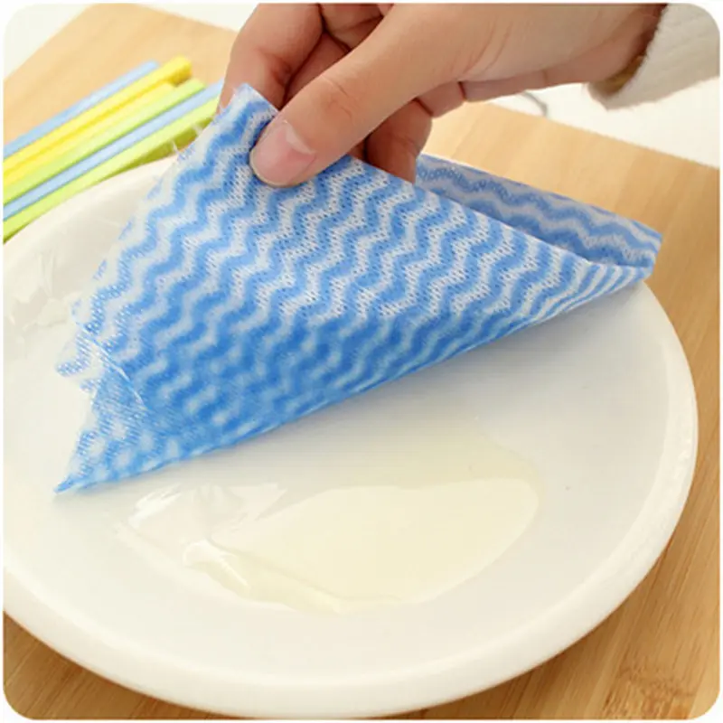 Wholesale custom household multi-functional cleaning cloth anti-grease wiping rags cleaning cloth