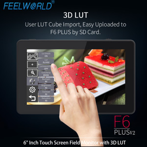 <span class=keywords><strong>FEELWORLD</strong></span> <span class=keywords><strong>F6</strong></span>บวก V2 6นิ้ว3D <span class=keywords><strong>LUT</strong></span> กล้องมอนิเตอร์สนาม IPS FHD1920x1080สนับสนุน4K DSLR จอภาพฟิลด์ - Product Image 4