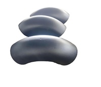 Coude de tuyauterie en acier au carbone allié, soudé, 45 degrés, basse pression, résistant à la corrosion, ASME B16.9 A234WPB Classe 1000, antirouille