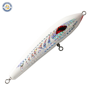 Poppy Gt Wooden Lure 90g 23cm <b>Floating</b> Trolling Lure For Deep Sea Tuna <b>Fishing</b> - Product Image 5