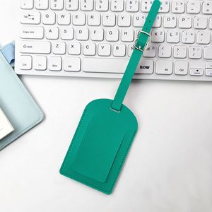 Etiquetas de equipaje personalizadas con logo, de cuero PU en blanco, para maletas de viaje, con nombre, para tarjetas de embarque, ideales como regalo. - Product Image 5