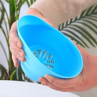 Pots de fleurs en plastique, jardinières pour balcons, pots à plantes succulentes avec plateau, pour jardin, intérieur, bonsaï, multicolores