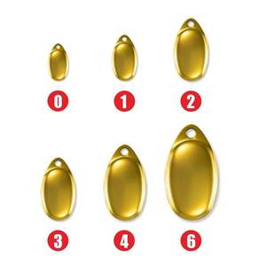 Usine En Gros Multi Taille Types De Pêche Spinner Cuillère En Laiton Lame De Pêche Accessoires De Pêche Spinner Lames - Product Image 4