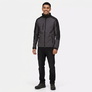 Veste d'automne en toile enduite de haute qualité, capuche, col montant, imperméable, coupe-vent, poches zippées, design personnalisé, équipement de pluie d'extérieur - Product Image 1