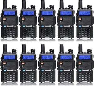 La più venduta CE UV5R Dual-band VHF UHF Radio originale 5W lunga distanza Talk Range 3-5km Baofeng UV-5R Walkie Talkie