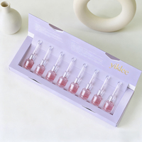 Servicios de Marca OEM/ODM, Caja de Embalaje para Botellas de Suero con Certificación FSC, Caja de Papel para Esencia Facial de un Solo Uso