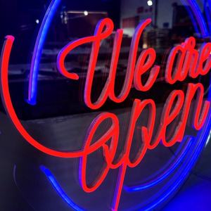 La barra luminosa del negozio su ordinazione ha animato il grande segno aperto principale Neon rosa luminoso <span class=keywords><strong>Extra</strong></span> <span class=keywords><strong>Large</strong></span> Rgb del ristorante di affari con il telecomando a Shenzhen - Product Image 5