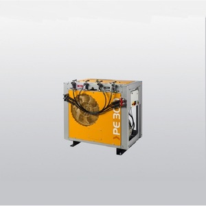 Compresor de Aire Bauer Alemán, Multietapa, Refrigerado por Aire, de Media y Alta Presión, con Caja de Engranajes Estacionaria de Hierro Fundido, Industrial - Product Image 3